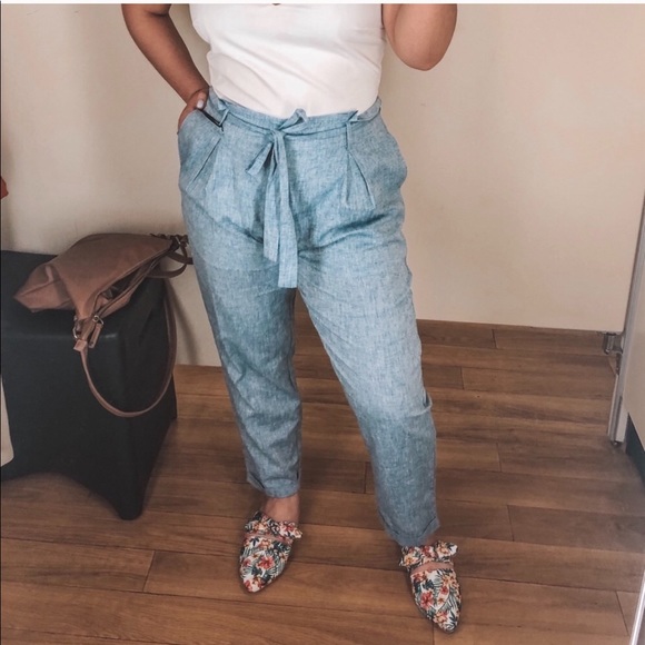 Tropical print mules pointed toe bow - Picture 8 of 8